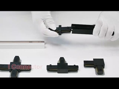 Sistema montado de superfície 1.5m 2m do trilho 1m da trilha 2 do fio de cobre liso