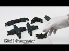 Sistema de trilho de iluminação de trilho quadrado 4 fios, três circuitos, sistema de trilho leve de teto