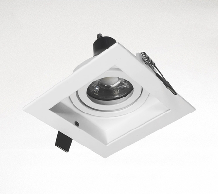 O diodo emissor de luz de Downlight Mr16 do teto que abriga o dado moldou o quadro quadrado de alumínio da luz