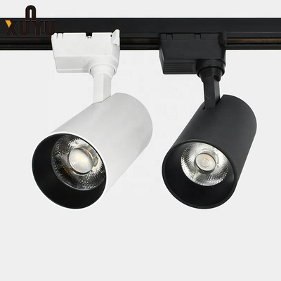 Iluminação conduzida moderna antiofuscante da trilha do preto da espiga para a loja de roupa do shopping
