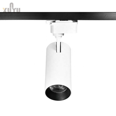 Espiga branca graus ajustável ajustável Recessed da luz AC165-265V da trilha 360