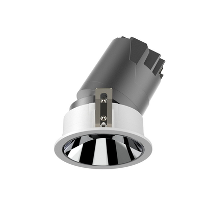 Iluminação embutida em led para sala de estar regulável antirreflexo 80 lm/w downlight