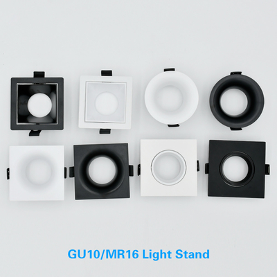 Quadrado ajustável do alojamento do ângulo Mr16 Downlight/alojamento redondo do projetor