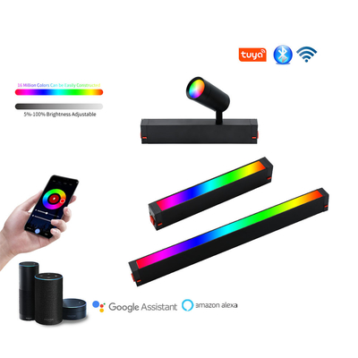 Projetor esperto de alta tensão do diodo emissor de luz do projetor 8W 16W do diodo emissor de luz do Rgb do controle do App