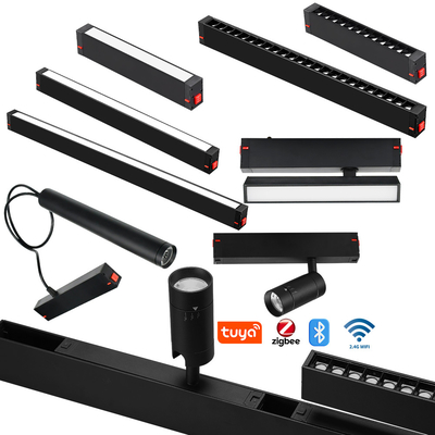 Tuya Smart App 6W 12W Lâmpada magnética Grelha Lâmpada LED Sem iluminação principal