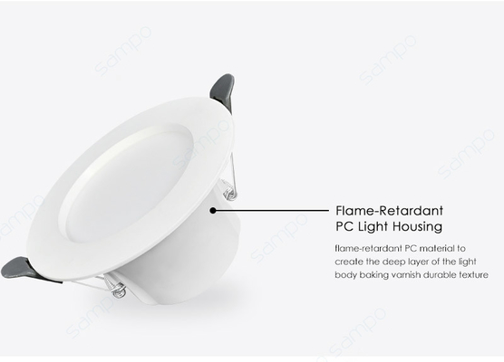 o diodo emissor de luz de 9W 12W Recessed o quadrado de Downlight 4000K 6000K Recessed iluminando o retrofit