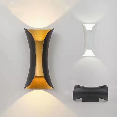 10W moderno para cima e para baixo a lâmpada exterior do candelabro de parede conduziu a luz da parede dos dispositivos elétricos decorativa