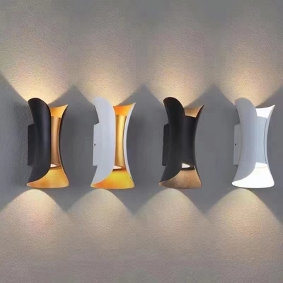 10W moderno para cima e para baixo a lâmpada exterior do candelabro de parede conduziu a luz da parede dos dispositivos elétricos decorativa