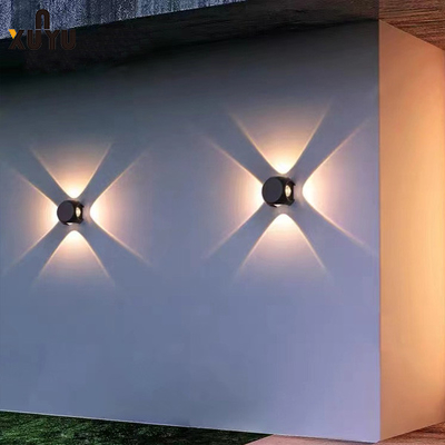 a parede 4W exterior ilumina 70*70*50MM impermeáveis para o corredor/balcão