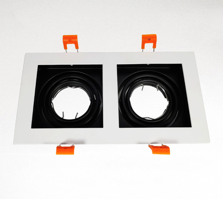 O ângulo ajustável do alojamento principal dobro do retângulo Mr16 Downlight Recessed