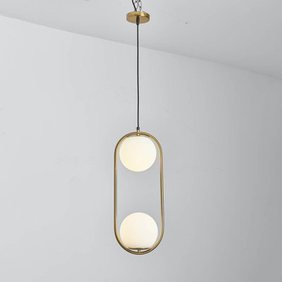 As luzes decorativas dirigidas dobro do pendente de 4000K 6000K ordenham branco