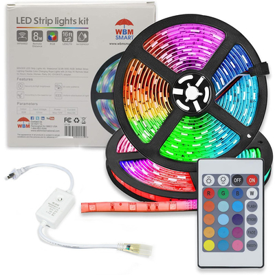 Barra clara conduzida flexível esperta do RGB da luz de tira do diodo emissor de luz do arco-íris 220V de alta tensão