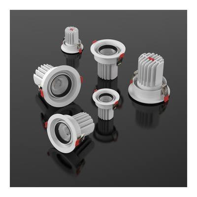 O diodo emissor de luz IP20/IP44 Recessed o projetor da espiga arruela Downlight da parede de 2,5 polegadas