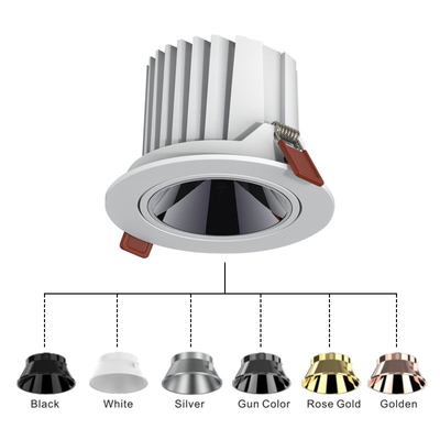 O projetor do interruptor do botão do OEM Recessed Downlight encaixou antiofuscante