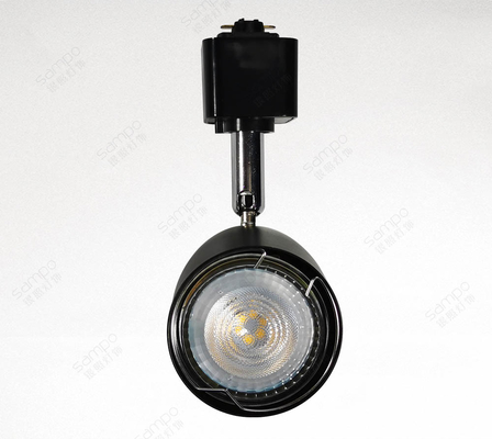 Os ABS opcionais passam dispositivos elétricos de iluminação ajustáveis materiais da trilha dos dispositivos elétricos de luz MR16 da trilha Gu10