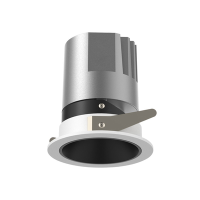 Material de alumínio estreito redondo do corpo do diodo emissor de luz Downlight 7W de Dimmable da borda