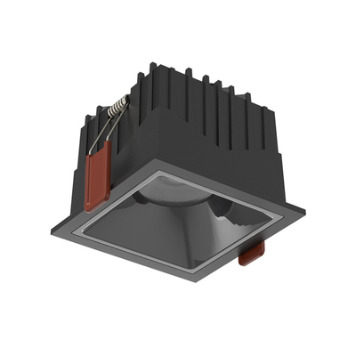 Luminária embutida LED regulável de alumínio fundido 10 W 12 W Luminária embutida embutida