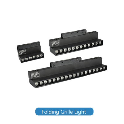 12 w 18 w luz de trilho magnética dobrável de led sem luz principal luz de grade para sala de estar