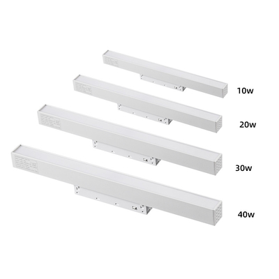Hotel Villa 48V luz de trilho magnético 10w 20w 30w branco linear iluminação comercial
