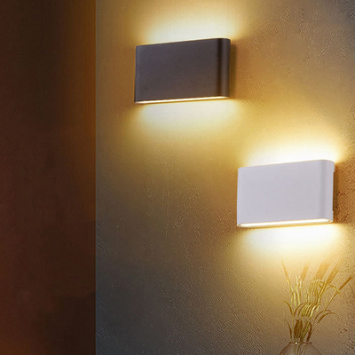 Luz principal dobro 6w 12w da parede da cabeceira ultra fina do quarto da sala de visitas impermeável