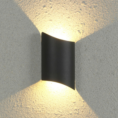 Exterior para cima e para baixo a luz dirigida dobro irregular luminosa da parede impermeável