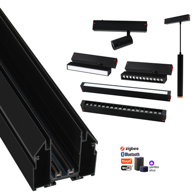 Trilho esperto da trilha do teto da tensão do trilho DC220v da luz da trilha do ímã