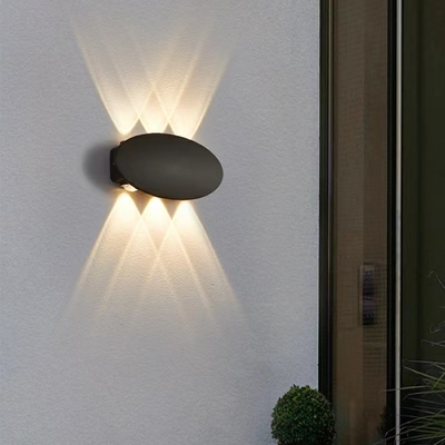 Luz impermeável exterior 4W 6W 8W da parede IP65 para cima e para baixo a lâmpada de parede da iluminação