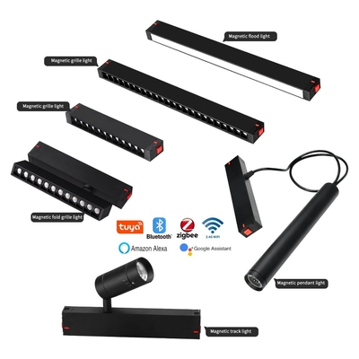 220V Alta Voltagem Magnética Inteligente Dimming e Cor COB Lustreiro