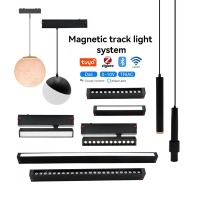 Magnético 10W 20W LED Pendant Light Sala de estar Casa Sem Iluminação Principal