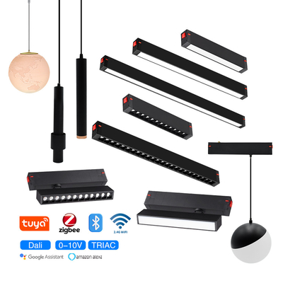 Smart 2.4G12W 20W 30W LED Grille Light Spotlight Luz de pista magnética