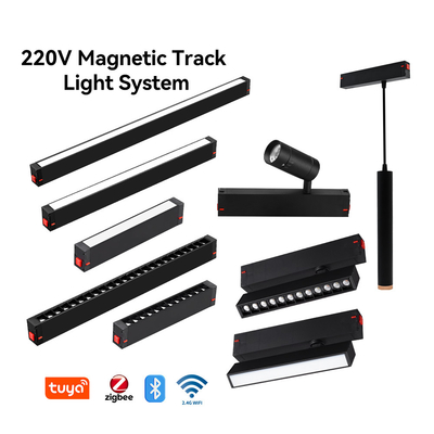Luz de grelha dobrável de pista magnética de alta tensão COB OSRAM Chip Track Light